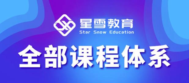 星雪教育淘系高级班，更全的运营提升方案，零基础由浅入深，店铺最新玩法-云帆项目库