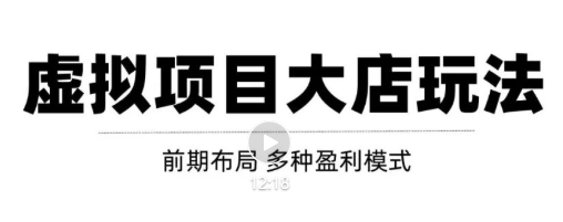 虚拟项目月入几万大店玩法分享，多店操作利润倍增（快速起店盈利）-云帆项目库