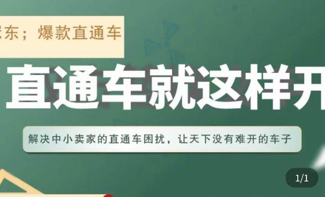 冠东·淘系直通车保姆级教程，全面讲解直通车就那么简单-云帆项目库