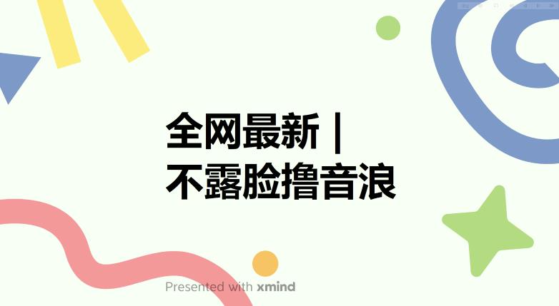 全网最新不露脸撸音浪，跑通自动化成交闭环，实现出单+收徒收益最大化【揭秘】-云帆项目库