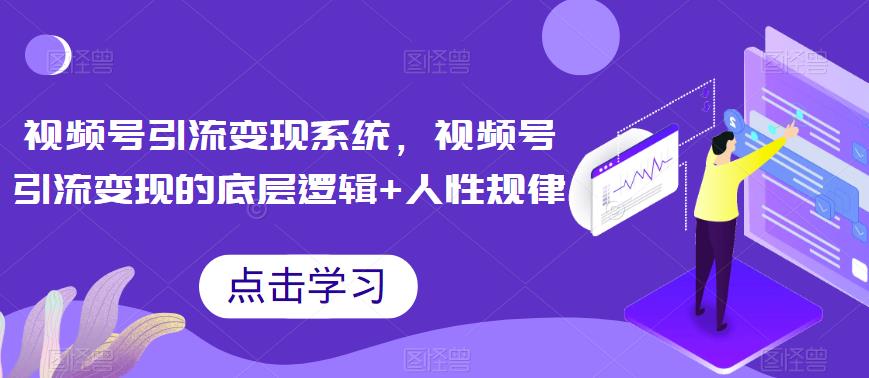 视频号引流变现系统，视频号引流变现的底层逻辑+人性规律-云帆项目库