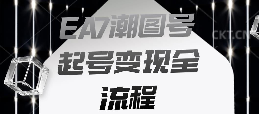 EA7潮图号起号变现全流程，快速起号飞速涨粉【揭秘】-云帆项目库