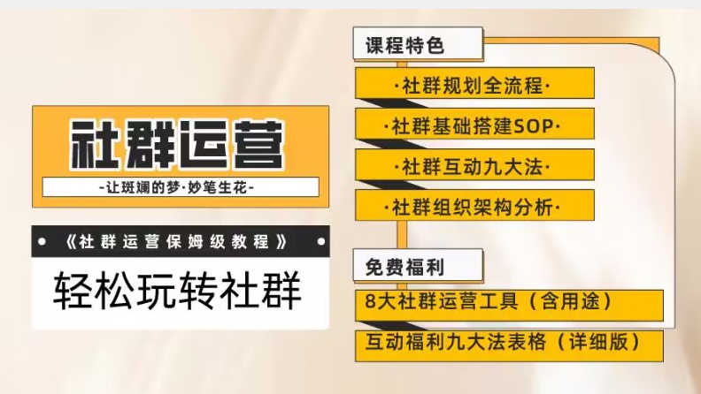 【社群运营】保姆式教程：九大互动法，八款社群运营工具助你轻松玩转社群【揭秘】-云帆项目库