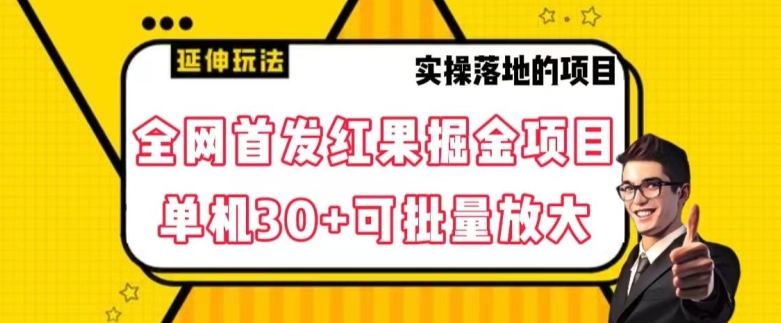 全网首发红果免费短剧掘金项目，单机30+可批量放大【揭秘】-云帆项目库