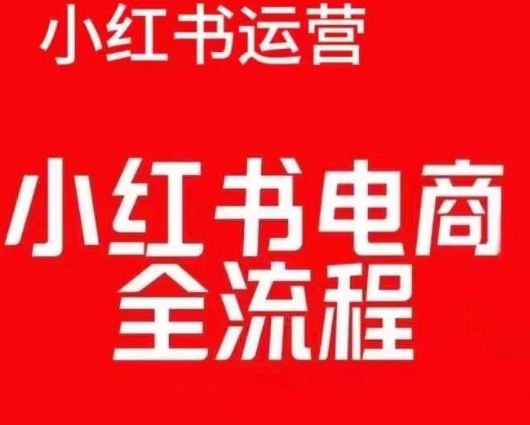 红薯电商实操课，小红书电商全流程-云帆项目库