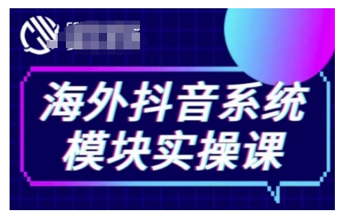 海外抖音Tiktok系统模块实操课，TK短视频带货，TK直播带货，TK小店端实操等-云帆项目库